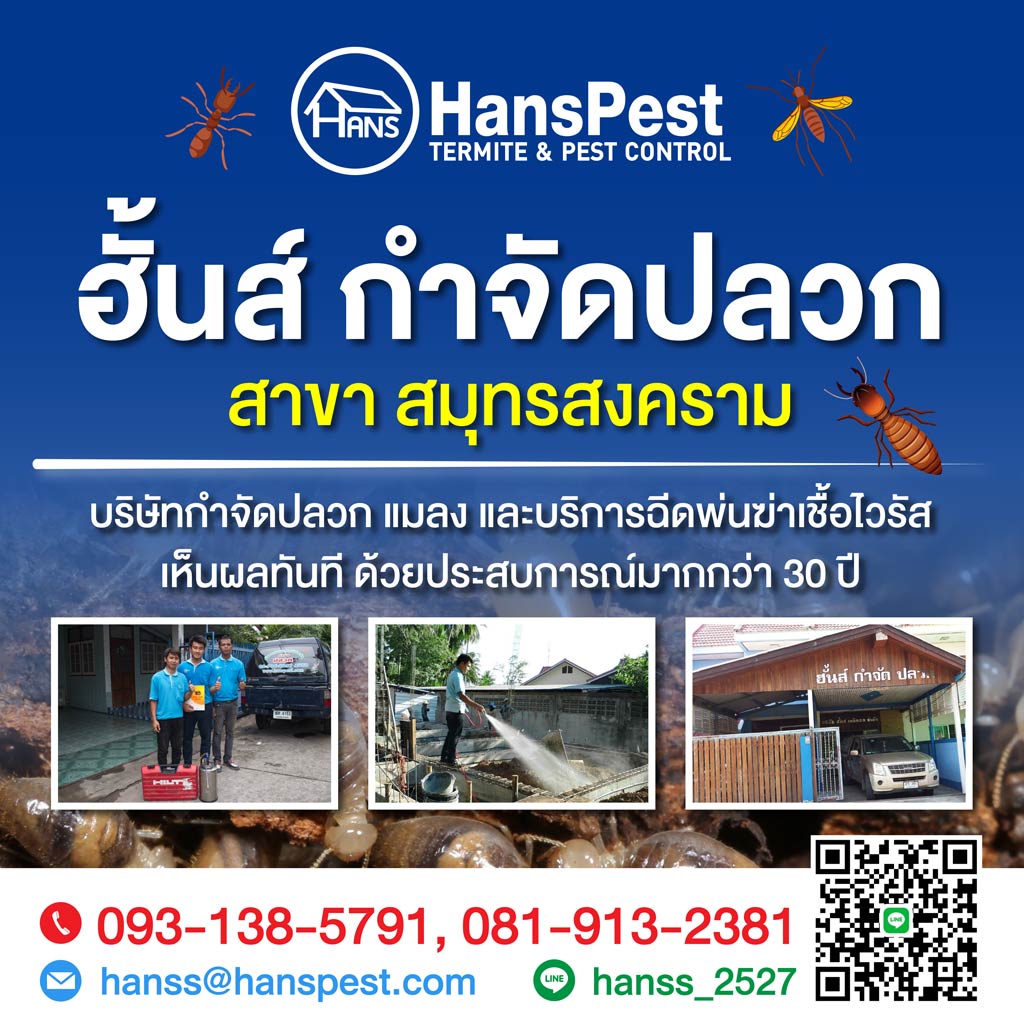 ฮั้นส์-กำจัดปลวก สาขาราชบุรี